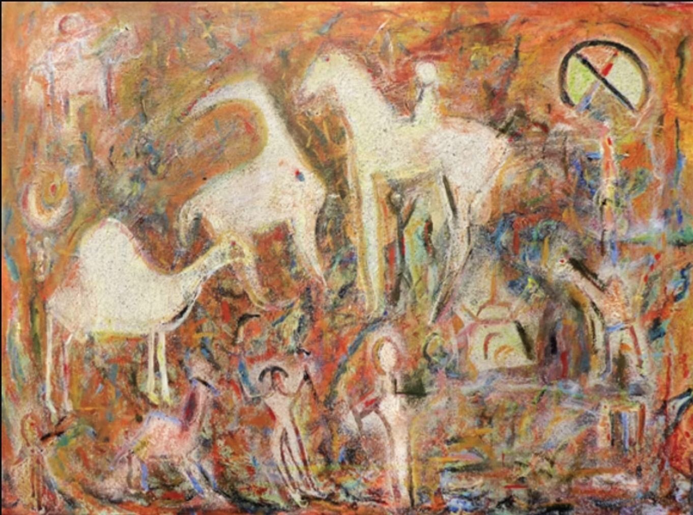 Harmoney. Acrylic and mixed media on canvas