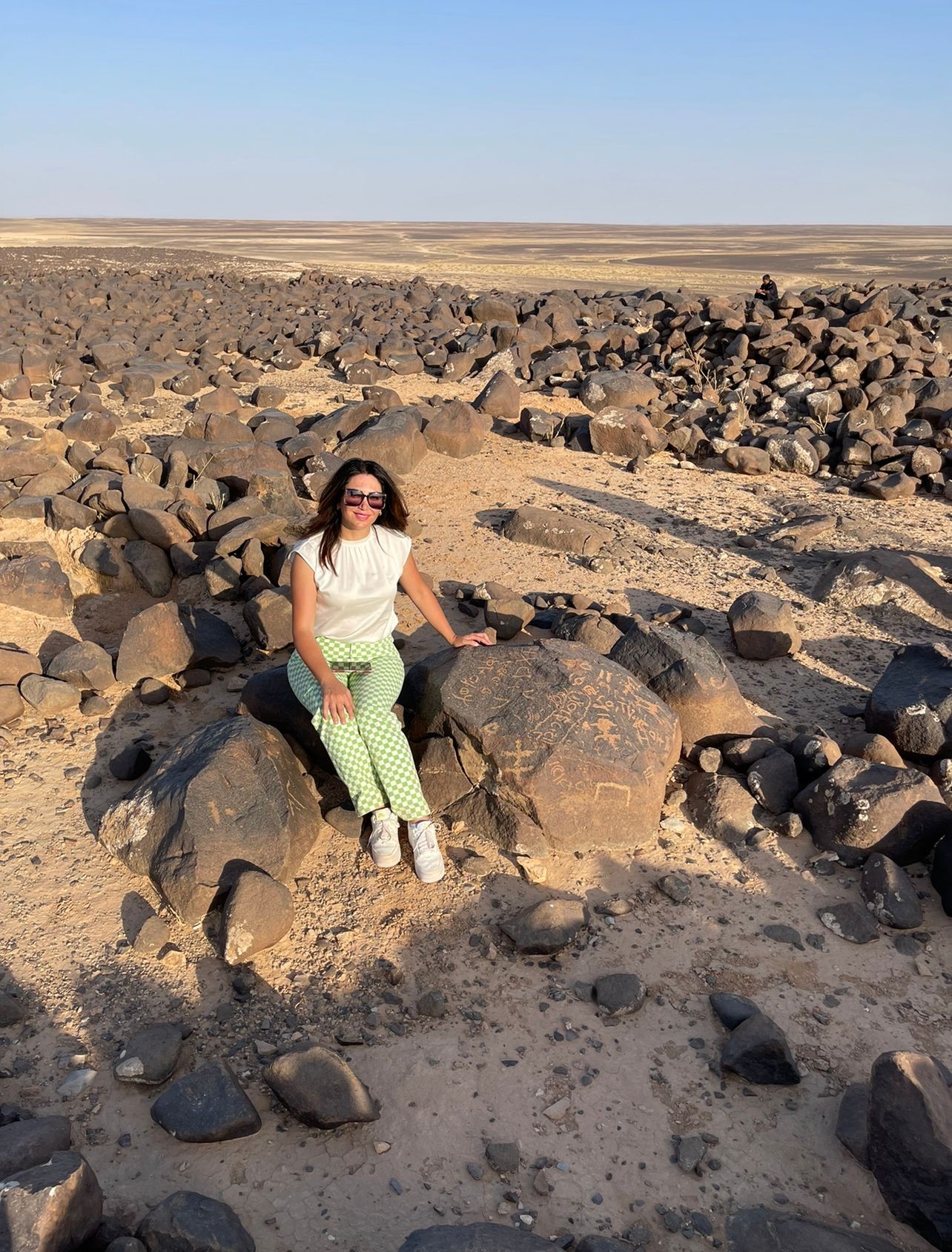 Safaitic Rock Art .North East of Jordan.