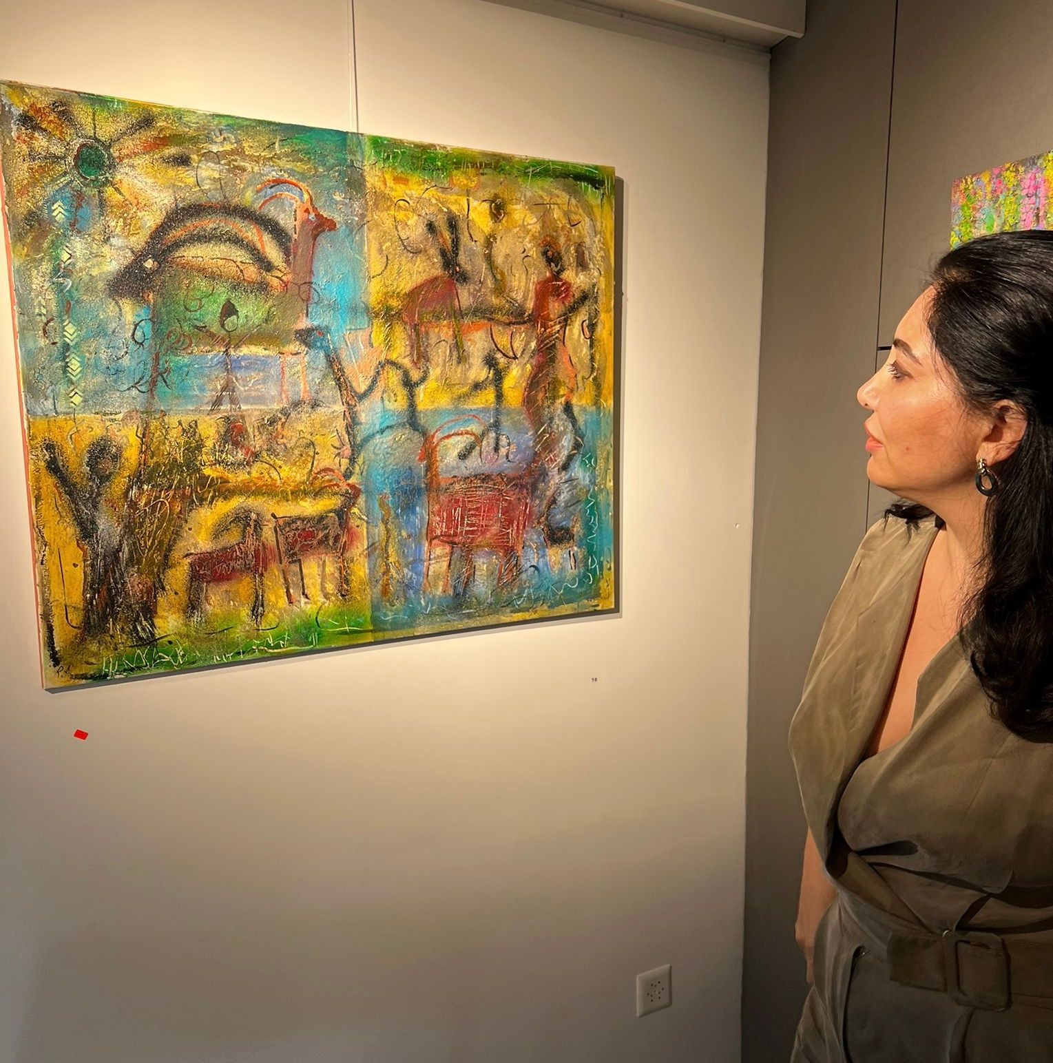Abstract Expressionist Private Viewing